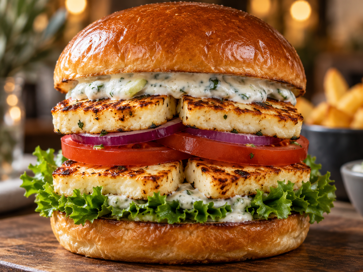 Halloumi Stack
