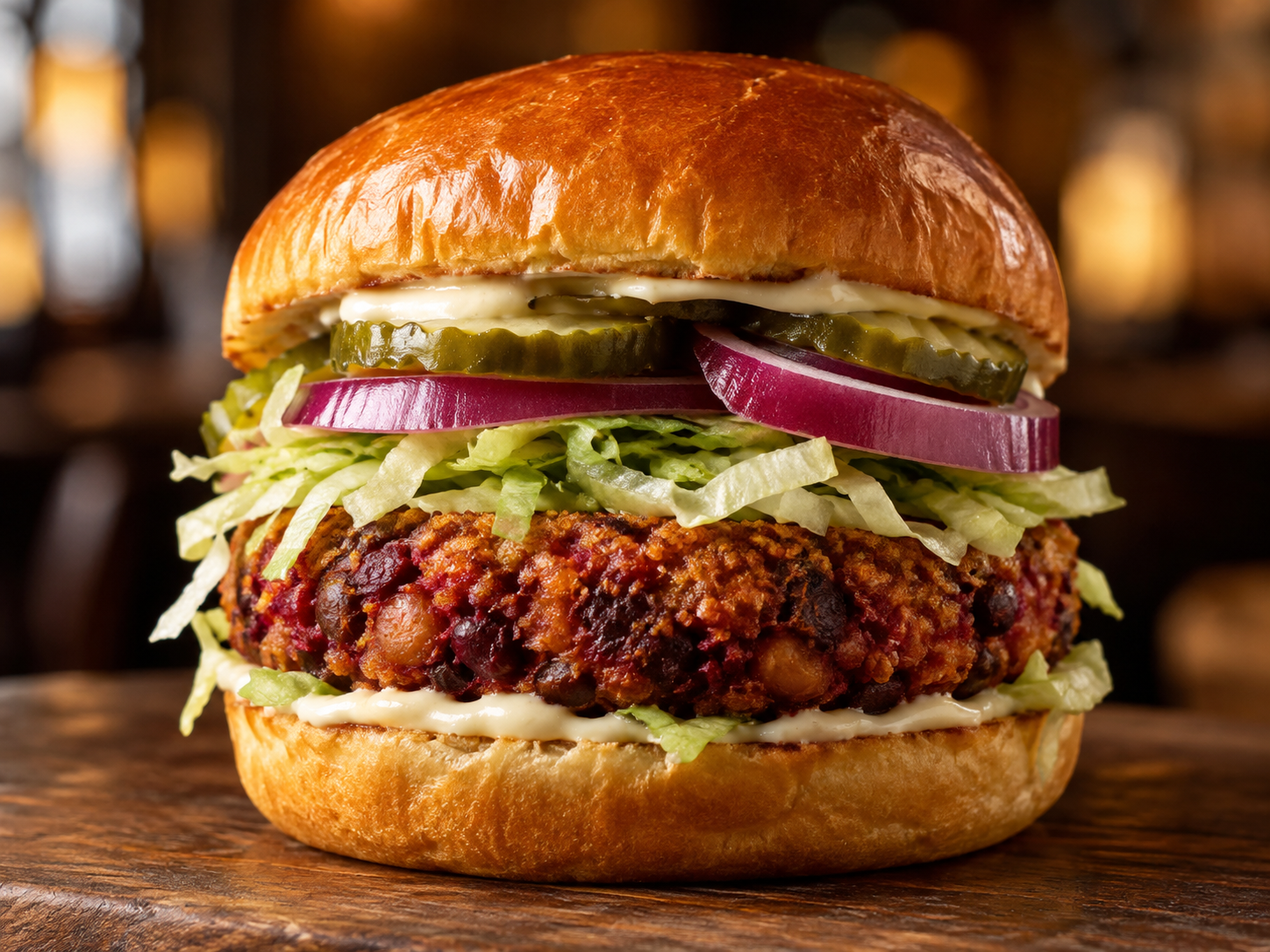 The Beet Burger (Vegan)